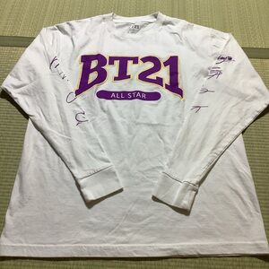 BT21 All Star White Long Sleeve Shirt